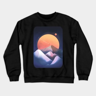 Blue planet dunes Crewneck Sweatshirt